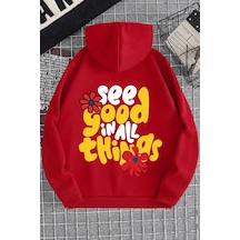 Uyguntarz Good Things Sweatshirt Kırmızı