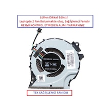 HP Uyumlu 15-Cx, Tpn-C133, 5Xw77Ea, 8Ky27Ea Fan, Işlemci Fanı Tek Sağ