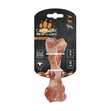 M-pets Carnivore Savoury Bone Pastırma Aromalı Kemik Kauçuk Köpek Oyuncağı 14.5x5.1x5 Cm Turuncu