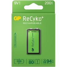 GP ReCyko Batteries 200 mAH 9V Şarjlı Pil