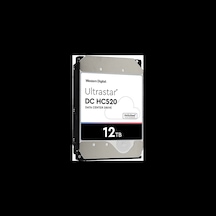 Wd Ultrastar, Huh721212ale604, 3.5", 12tb, 256mb, 7200 Rpm, 7/24 Enterprise, Data Center-güvenlik-na