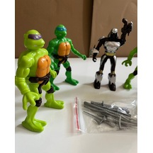Ninja Kaplumbağa Seti 5' Li Set 13 Cm Oyuncak Ninja Kaplumbağa Set