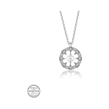 Swarovski Taşlı Gümüş Çember Kadın Kolye (520699198)
