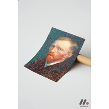 Van Gogh Otoportre, Çerçevesiz Yüksek Kalite Duvar Afişi - Sanatsever Hediyesi