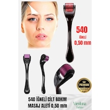 Vienluna Titanyum Uçlu 540 İğneli 0.50 MM Cilt Bakım Vücut Yenileme Masaj Aleti Derma Roller