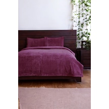 Piramit Battaniye Tek Kişilik Mürdüm 150x220cm Mürdüm