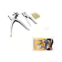 Dmax Dmx-4550 2'li Set: 6 Dişli Metal Kemer Delme Pensesi & Perçin Pensesi + Gold Perçin Pense