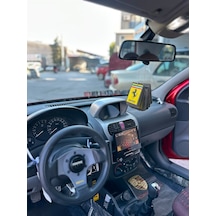 Kare Sarı Ferrari 30'lu Zincir Dahil Asma Koku Seti 001