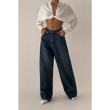 Lacarino 7588 E.w.leg Kadın Jean Pantolon Ashblue