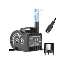 Hfambition Qr70h 12v Elektrikli Su Pompası, 8 Seviye Hız Ayarlı, 450l/h Akış, 4m Yükselik, Sünger Tabanlı, Akvaryum Havuz Su Dolaşımı İçin