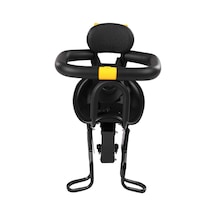 Hard Backrest Güvenlik Çocuk Bisiklet Koltuğu Bisiklet Ön Bebek Koltuğu Çocuk Eyer Ayak Pedalları Desteği Geri Dinlenme İçin