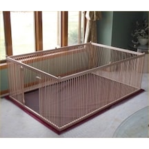 AHŞAP KEDİ KÖPEK ÇİTİ 100 X 150 YÜKSEKLİK 70 CM