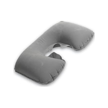 Automix Seyahat Yastığı Ergonomik Boyun Destek Yastığı Araç, Uçak Ve Seyahat İçin Konforlu Açık Indigo