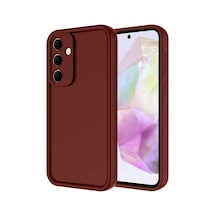 Samsung Galaxy  Uyumlu  A36 Kılıf Viera Silikon - Bordo