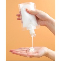 3 Adet 100ml Krem Şampuan Kabı Tekrar Kullanılabilir Set Organize Şeffaf