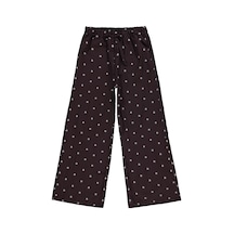 Civil Girls Yıldız Nakışlı 10-13 Yaş Pantolon - Kahve