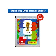World Cup 2026 Lisanlı Sticker Paketi - X10 Adet 70 Sticker