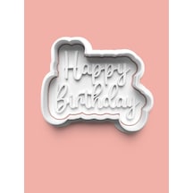 Happy Birthday Kurabiye Kalıbı Ve Şeker Hamuru Kalıbı