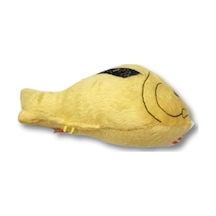 Peluş Balık Figürlü Kedi Oyuncağı Sarı
