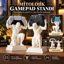 Antik Yunan Heykel Tasarımlı Gamepad Standı Ps5 Ve Xbox Uyumlu Oyun Kolu Tutucu