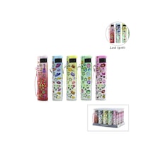 Led Işıklı Rüzgar Çakmağı - Karışık Desenli - İpli