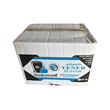 Yener 2 Kat Beyaz Mini Küçük Boy Çöp Torbası Poşeti 10 L 50 x 40'lı 40 x 50 CM