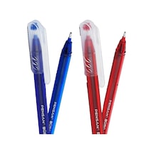 Büro Tükenmez 1mm 2270 Mavi + Kırmızı 20'li Paket Kırmızı Ve Mavi