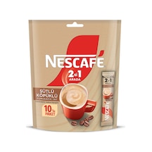 Nescafé 2si 1 Arada Sütlü Köpüklü 10'lu Paket 100 G - 7 Adet Tarı Çözünebilir