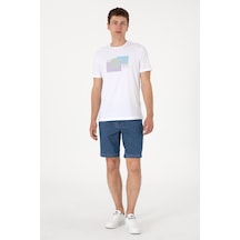 U.s. Polo Assn. Erkek Mavi Şort Jean 50304349-dn0022 Mavi