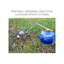 Tongxida Taşınabilir Dış Mekan Ocak Aparatları Gümüş, Esnek Boru Ve Toz Kapağı Gümüş