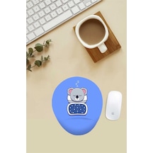Uyuyan Yavru Koala Desenli Bilek Destekli Mouse Pad Mousepad