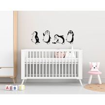Bk Home Penguenler Tasarımlı Duvar Sticker-1