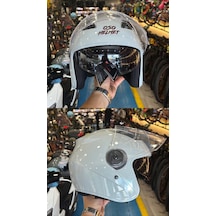 Kask Yazlık Model Gri L Beden Cys888grıl