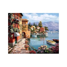 Akdeniz Sıcaklığı Çerçeveli 70x90 Sayılarla Boyama Hobi Seti