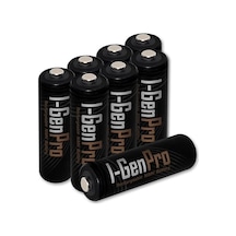 Pro P104 8 Adet Aaa 1100 Mah Şarj Edilebilir İnce Kalem Pil 1.2v Ni-mh Şarjlı Pil