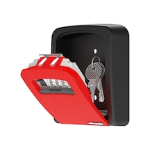 Insafe Isc803Key Şifreli Anahtar Kutusu - Anahtar Dolabı - Kasa Kirmizi