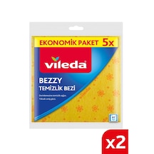 Vileda Bezzy Temizlik Bezi Sarı 5'li 2 Paket