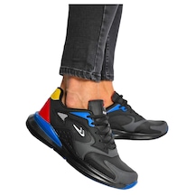 Unisex Spor Ayakkabı 36-47 Siyah Mavi-siyah Mavi