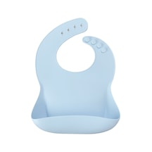 Silikon Basıcs Mama Önlüğü Mineral Blue 5 Adet