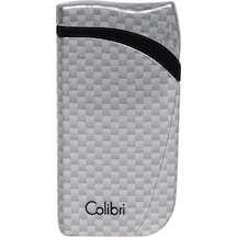 Colibri Falcon Karbon Desenli Gümüş Puro Çakmağı