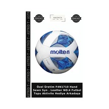 Özel Üretim F4n1710 Hand Sewn Syn . Leather No:4 Futbol Topu Aktivite Hediye Arkadaşa Çok Renkli