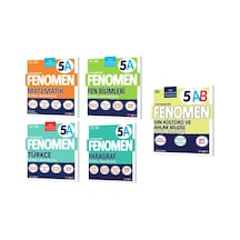 Fenomen 5. Sınıf A Mat+ Fen+türkçe + Din + Paragraf Soru Bankası + 5 Kitap