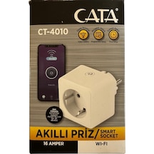 Cata Ct-4010 Wifi Üzerinden Kontrol Edilebilen Akıllı Priz 4 Adet