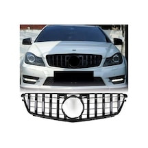 Mercedes C Serisi W204 Gtr Panjur Parlak Siyah 2007-2013 Siyah