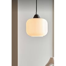 Mylights Modern Opal Sarkıt0 Avize 20cm Bronz Askılı Spor Tekli Avize Oda Mutfak Salon Korıdor Opal
