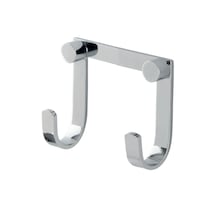 Çelik Banyo Paslanmaz Pirinç Bella Linda İkili Askılık Gri