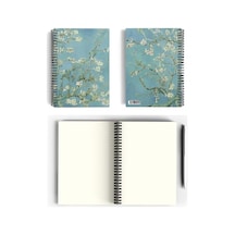 Vincent Van Gogh/almond Blossom,1890 Spiralli Defter 01 A5 Çizgisiz 100 Sayfa Sanat