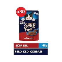 Felix Kedi Çorbası Sığır Etli 48 Gr 30 Adet