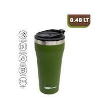 Rox Camping 0191 Kahve Termosu 0.48 Lt - Yeşil Yeşil