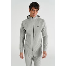 Hummel Inter Fermuarlı Hoodıe 921257-2006 Gri